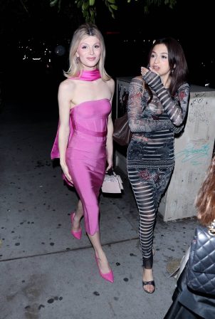 Dylan Mulvaney - In pink as she exits a Emmy Party at Bar Marmont in West Hollywood