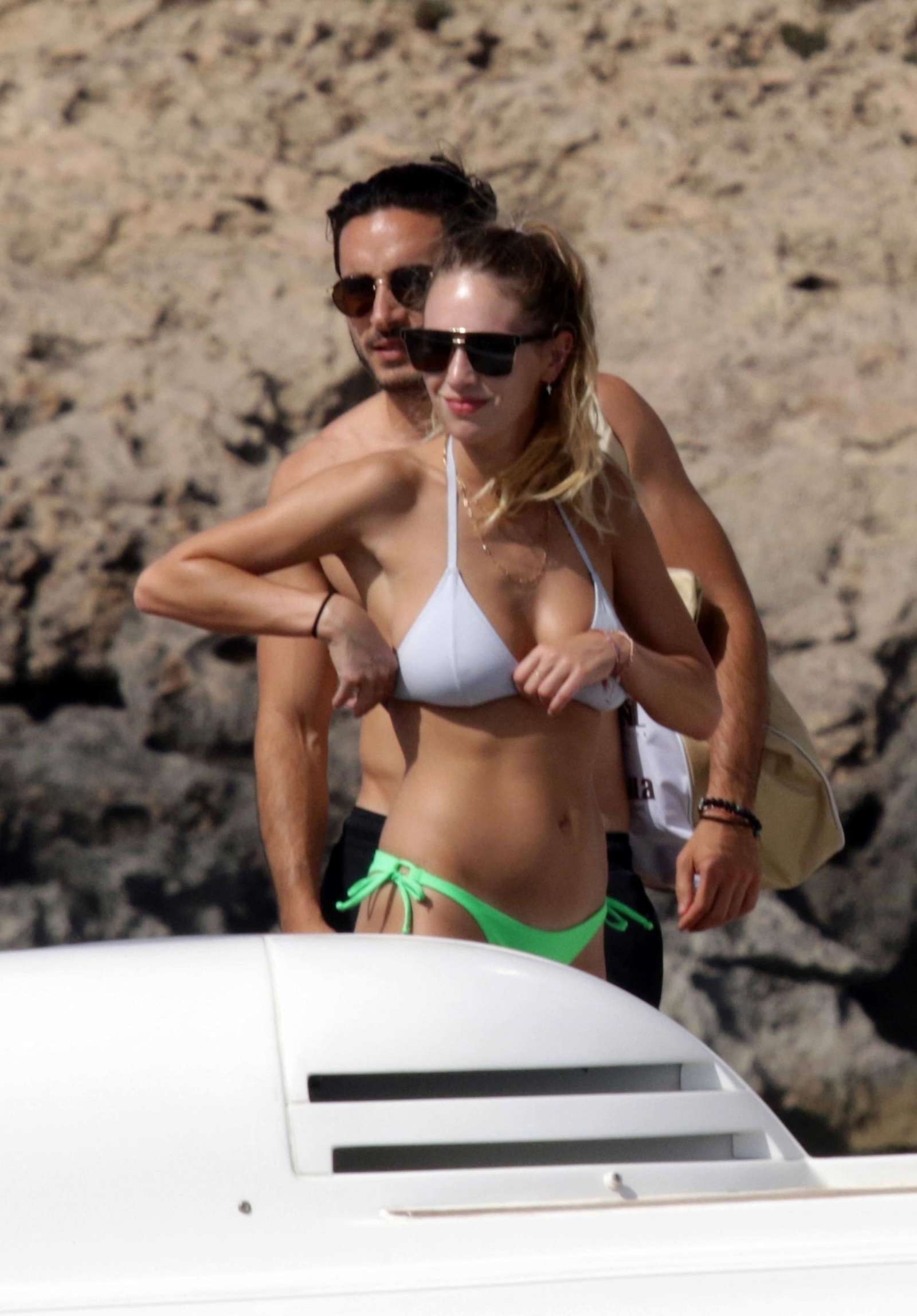 Dylan Penn in Bikini on holiday in Formentera. 