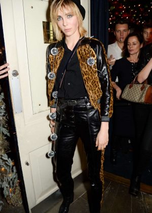Edie Campbell - LOVE Magazine Christmas Party in London