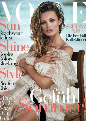 Edita Vilkeviciute - Vogue Germany Cover (July 2016)