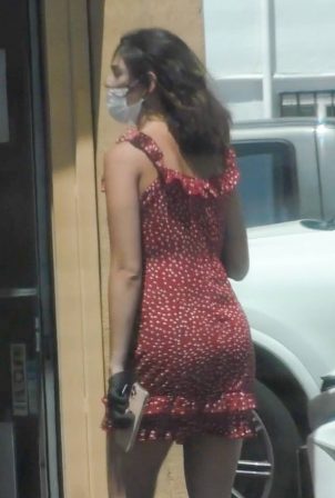 Eiza Gonzalez in Mini Dress - Out in LA