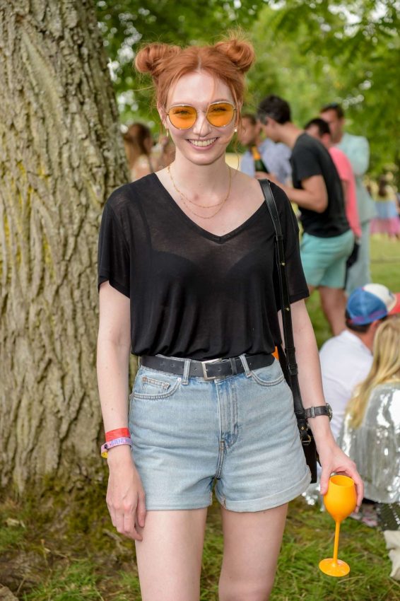 Eleanor Tomlinson - Veuve Clicquot Champagne Garden at The Wilderness Festival in Oxford