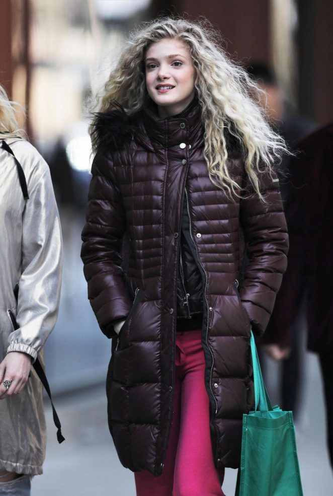 Elena Kampouris at Whole Foods in Vancouver