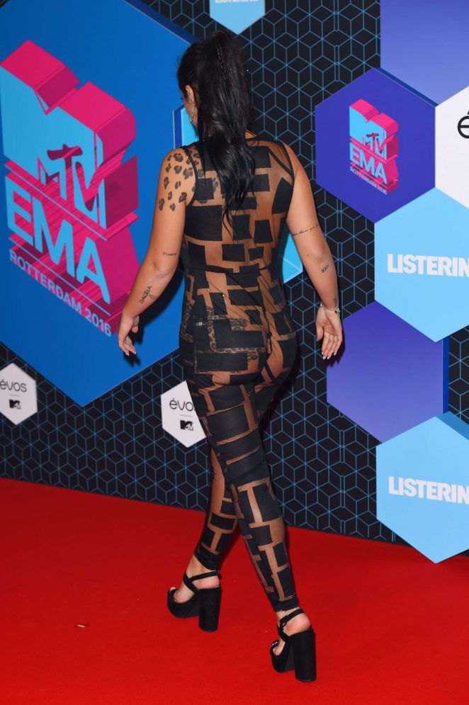 ELETTRA LAMBORGHINI at MTV Europe Music Awards 2016 in 