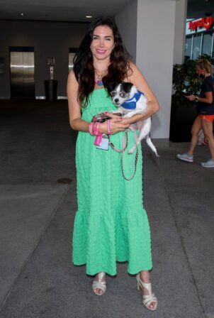 Elisa Jordana - Shopping with her dog at Target in Hollywood
