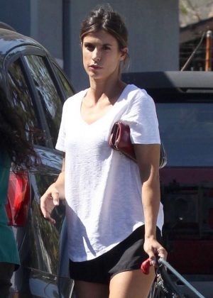 Elisabetta Canalis in Short Shorts out in Beverly Hills