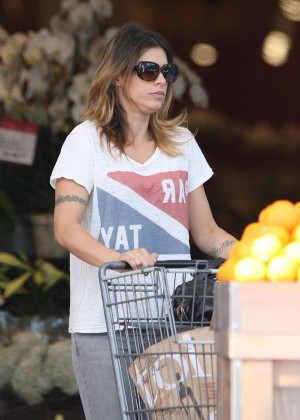 Elisabetta Canalis shopping in Beverly Hills