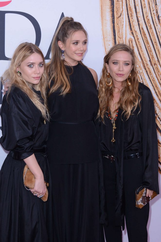 Elizabeth, Ashley and Mary-Kate Olsen – 2016 CFDA Fashion Awards in New ...