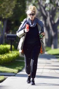 Elizabeth Berkley - Out for a stroll in Beverly Hills