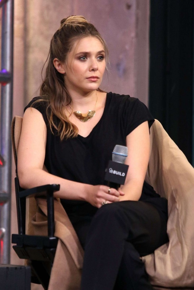 Elizabeth Olsen at AOL Studios in New York City