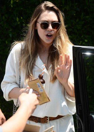 Elizabeth Olsen - Attends InStyle's 'Day of Indulgence' Party in Brentwood