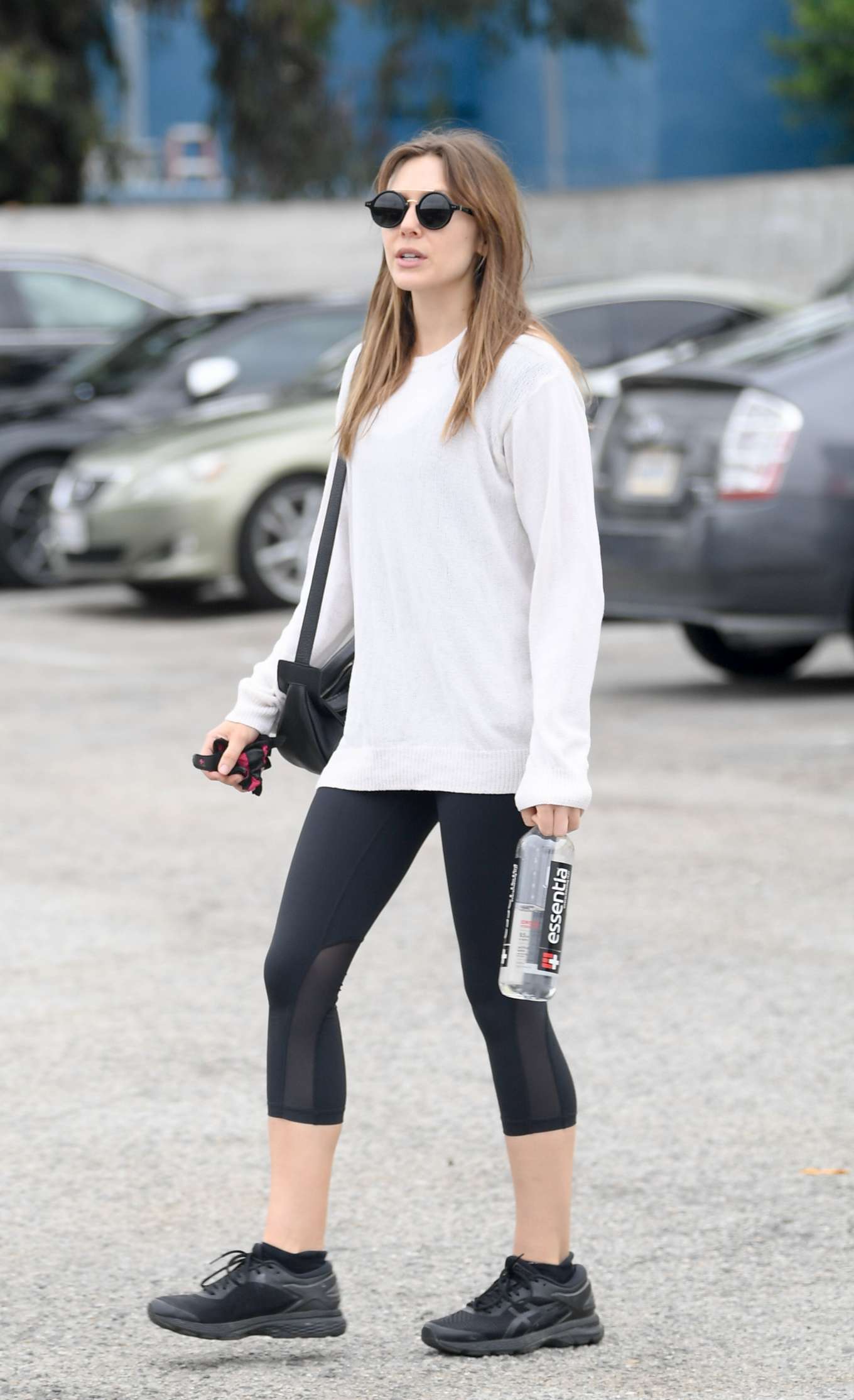 Elizabeth Olsen â€“ Leaving the gym in LA