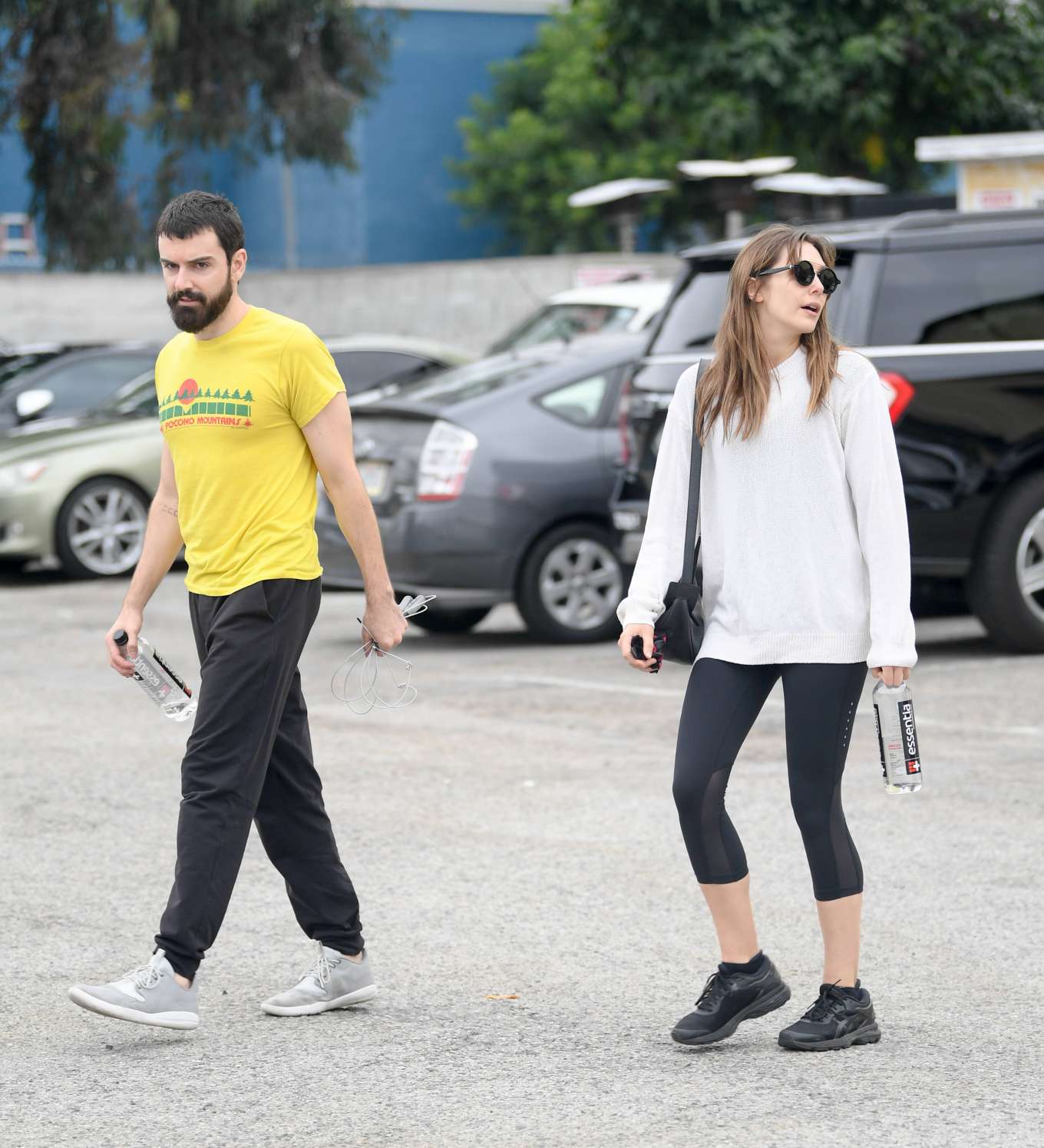 Elizabeth Olsen â€“ Leaving the gym in LA