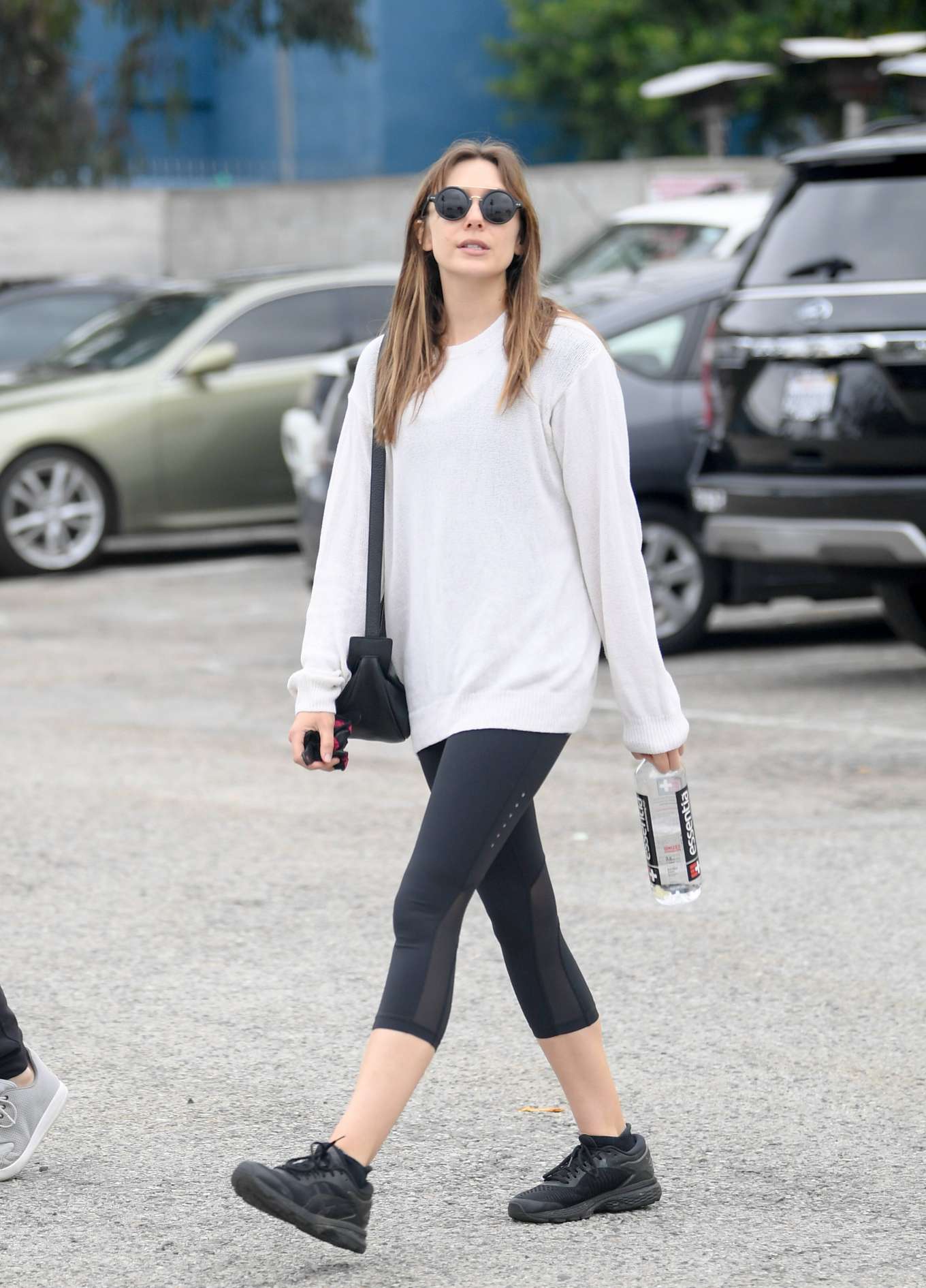 Elizabeth Olsen – Leaving the gym in LA | GotCeleb