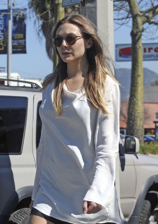 Elizabeth Olsen out in Beverly Hills
