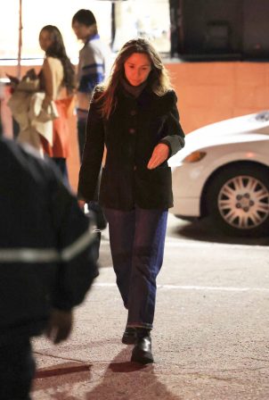 Elizabeth Olsen - With husband Robbie Arnett out in Los Angeles