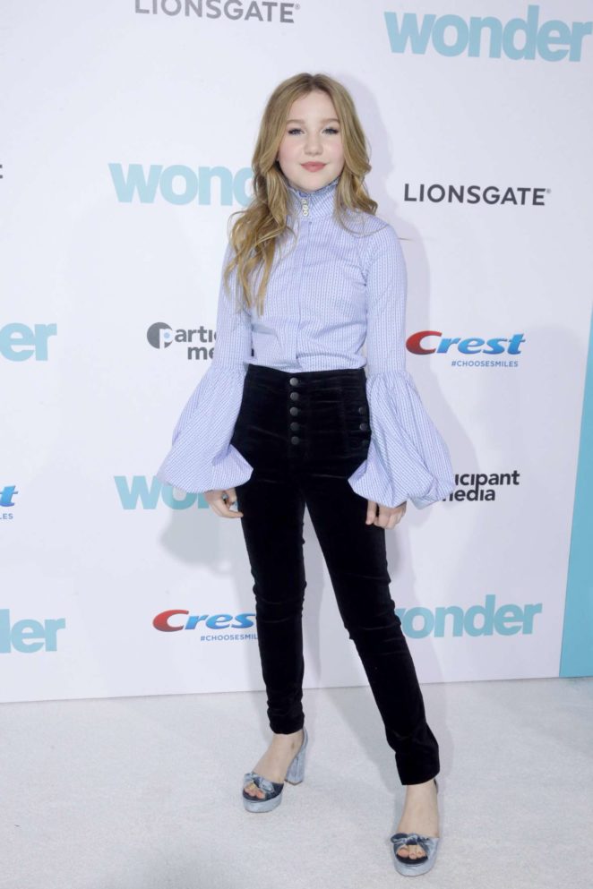 Ella Anderson - 'Wonder' Premiere in Westwood