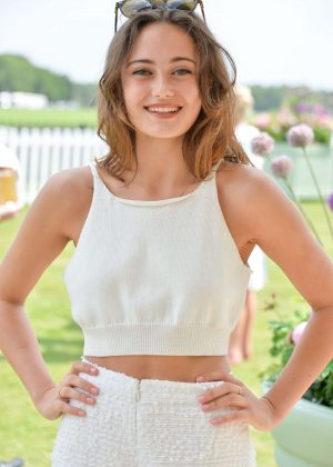 Ella Purnell - Cartier Queen's Cup Polo Final in Surrey