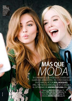 Elle Fanning and Thylane Blondeau - Stilo Spain Magazine (February 2018)