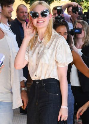 Elle Fanning - Arriving at the Martinez Hotel in Cannes