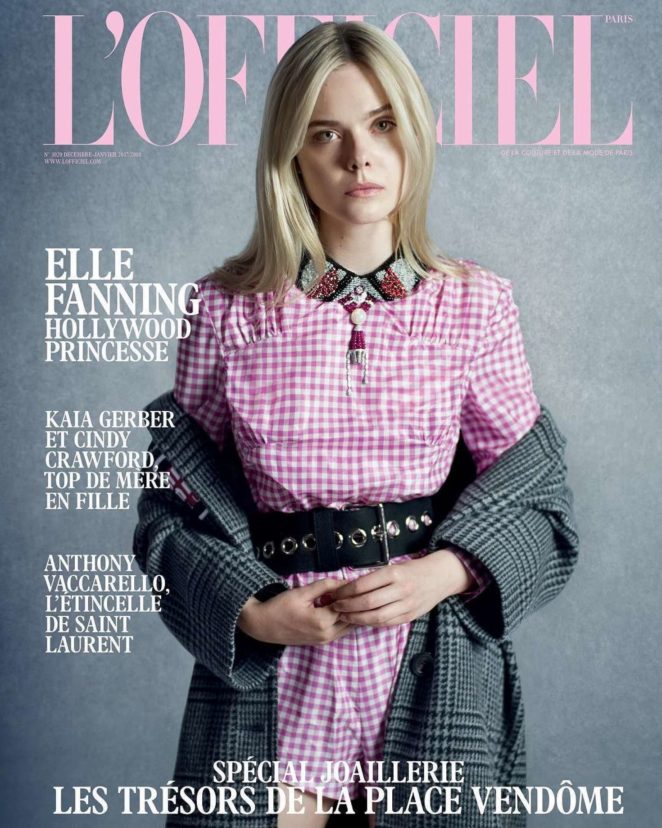 Elle Fanning - L'Officiel Paris Magazine (Decembe/January 2017/2018)
