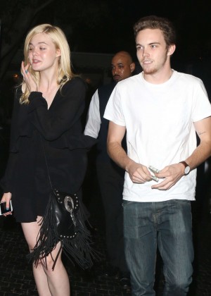 Elle Fanning - Leaving Chateau Marmont in West Hollywood