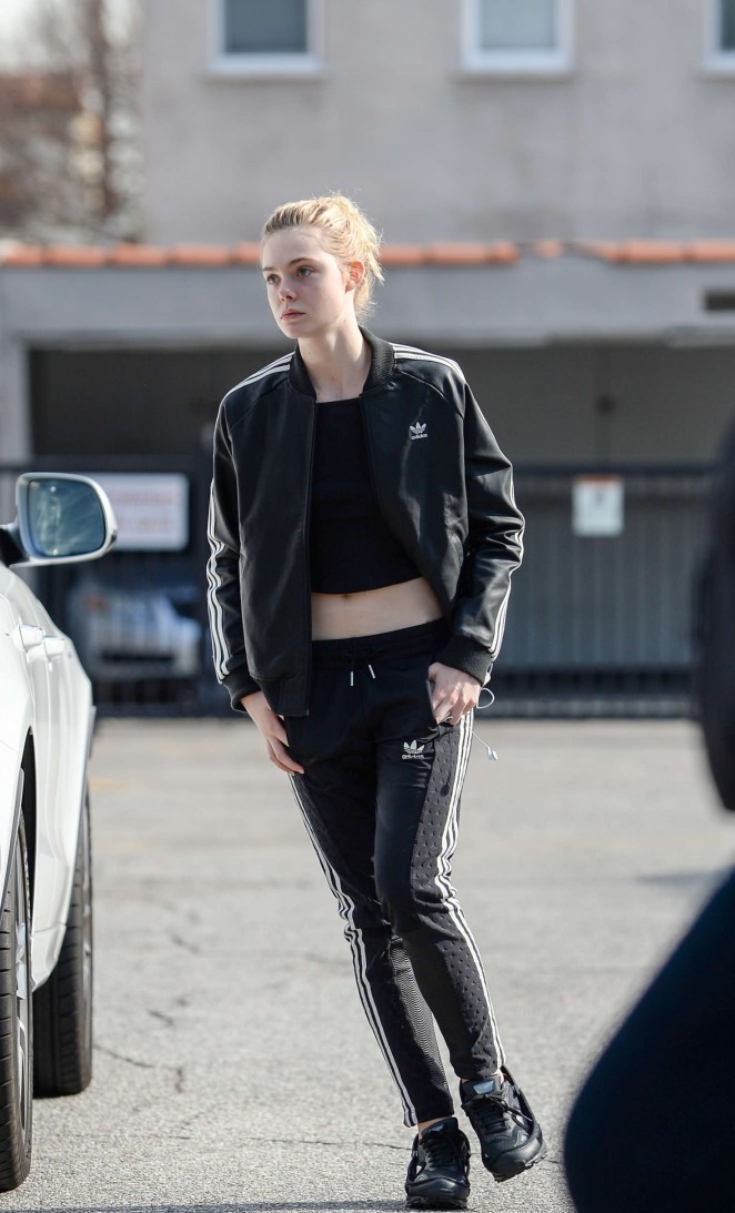 Elle Fanning - Out and about in Los Angeles