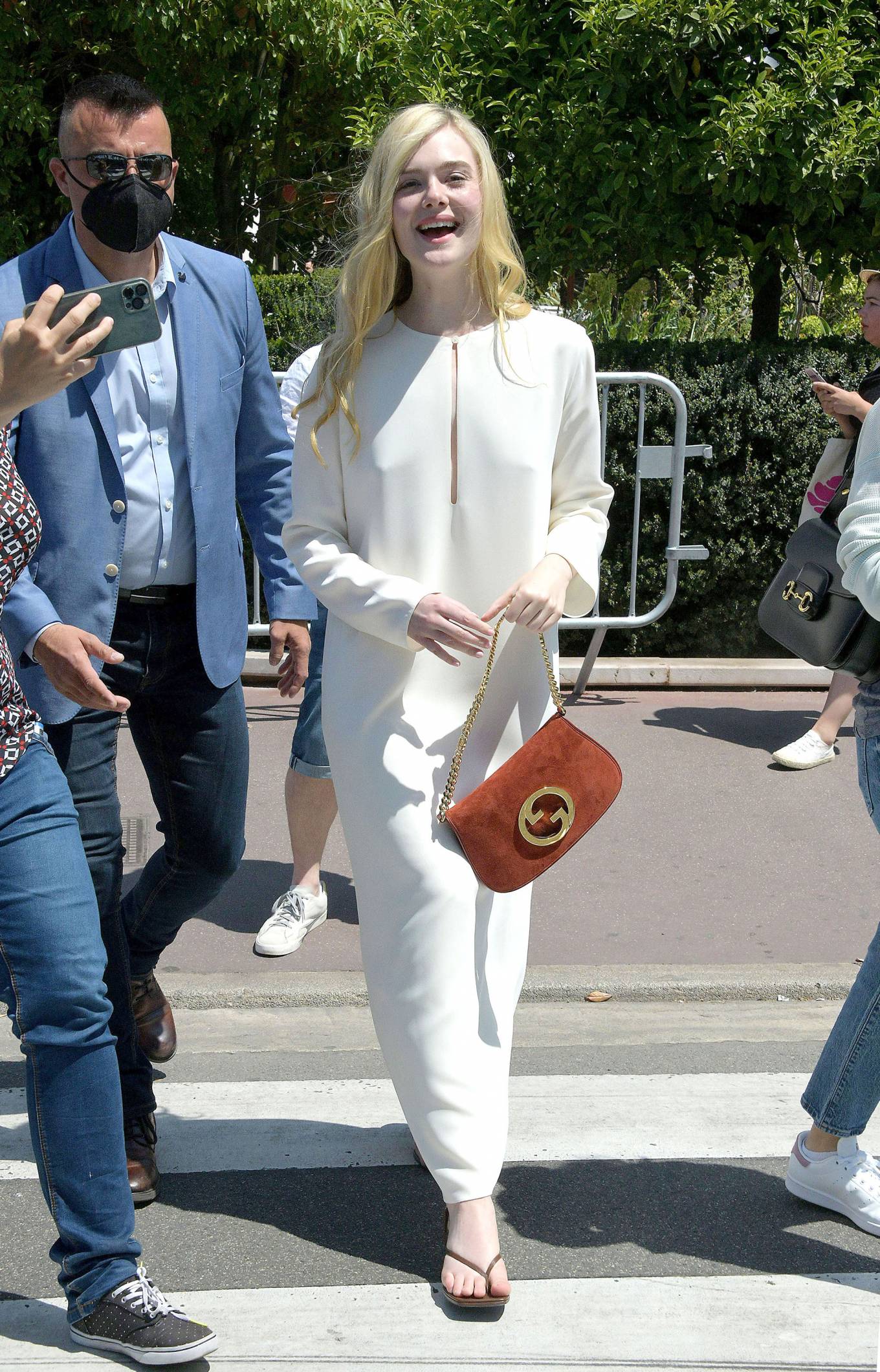 Elle Fanning - Seen leaving The Hotel Martinez in Cannes