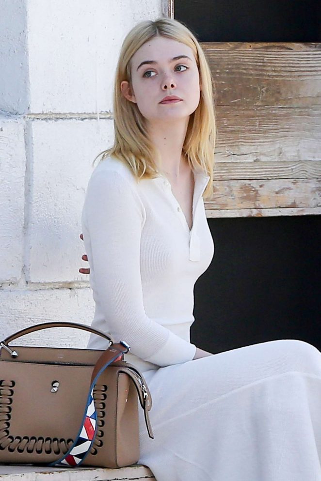 Elle Fanning - Seen While out in Venice Beach