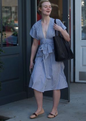 Elle Fanning - Shopping at Melrose Place in West Hollywood