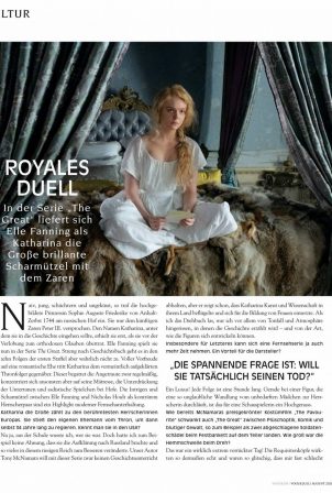 Elle Fanning - Vogue Deutschland Magazine (July 2020)
