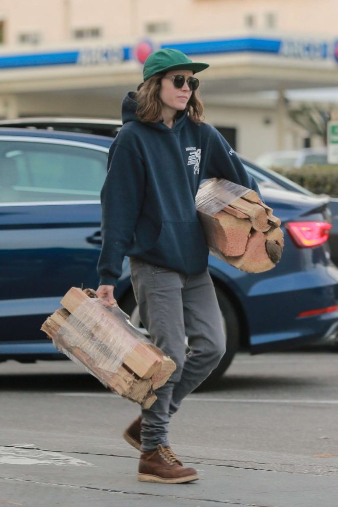 Ellen Page at Bristol Farms in West Hollywood