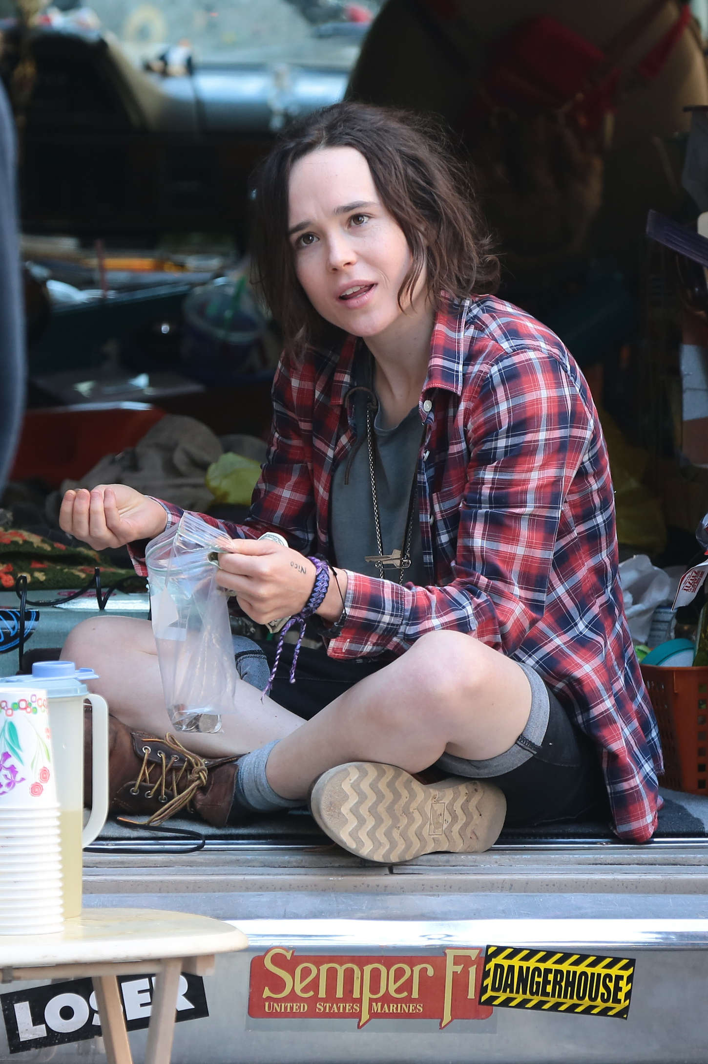 Ellen Page 2015 : Ellen Page on the set of Tallulah -46. 