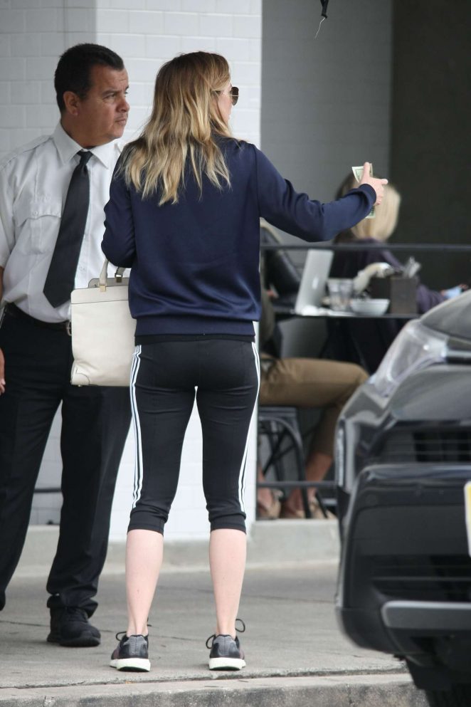 Ellen Pompeo in Leggings out in Beverly Hills