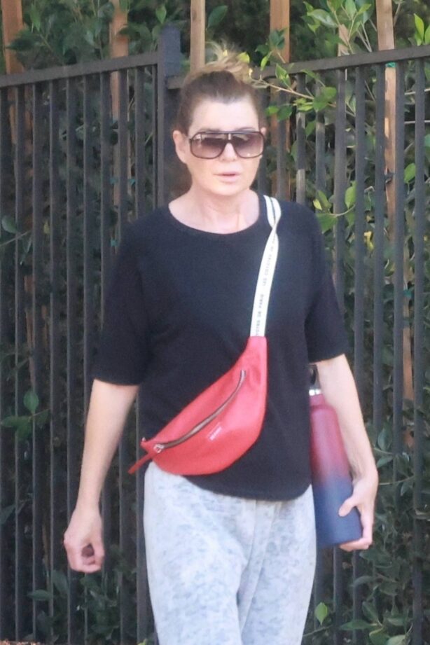 Ellen Pompeo - Out for a walk in Los Angeles