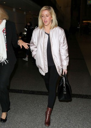 Ellie Goulding - Arrives at LAX Airport in LA