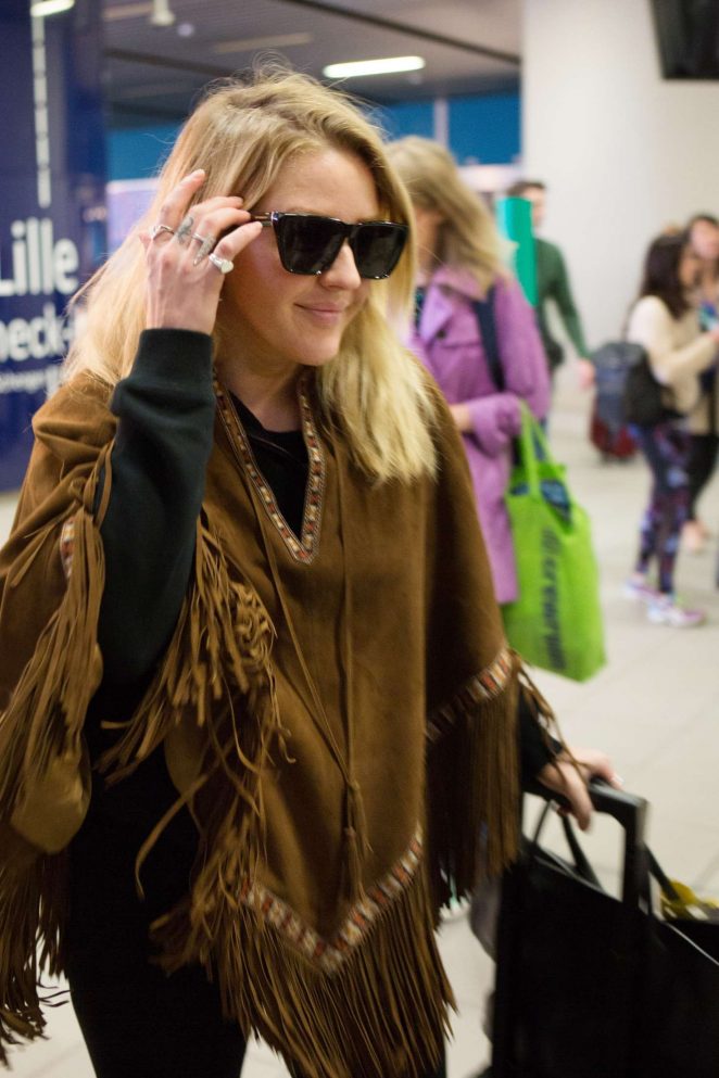 Ellie Goulding Arriving in Brussels