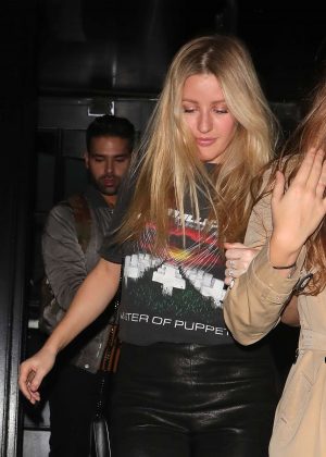 Ellie Goulding - Leaving RUYA restaurant in London