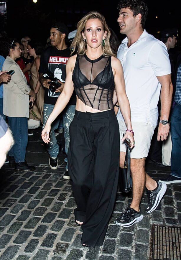 Ellie Goulding - Leaving VOGUE World New York Fashion Show