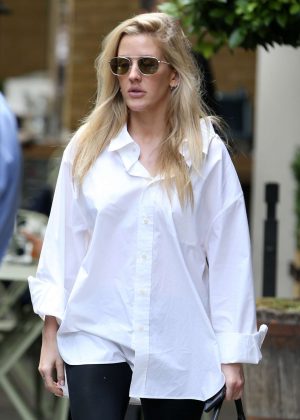 Ellie Goulding - Out and about in London