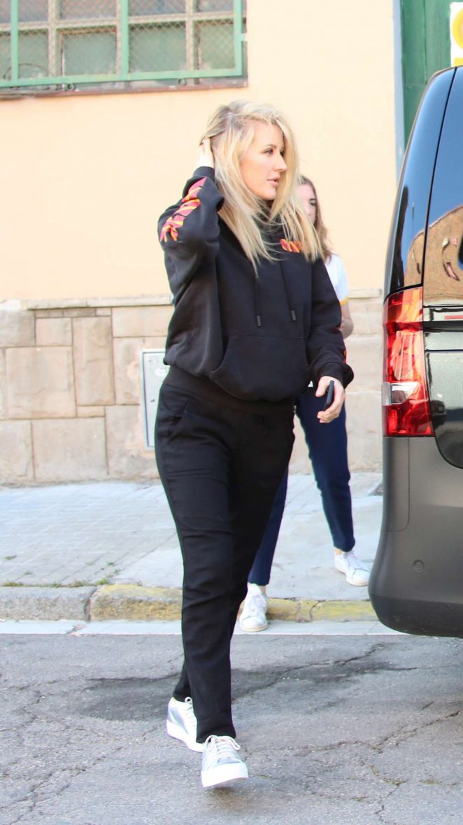 Ellie Goulding out in Barcelona