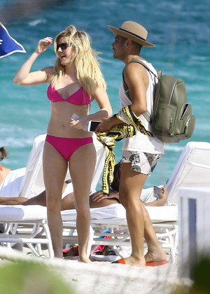 Ellie Goulding in Pink Bikini in Miami