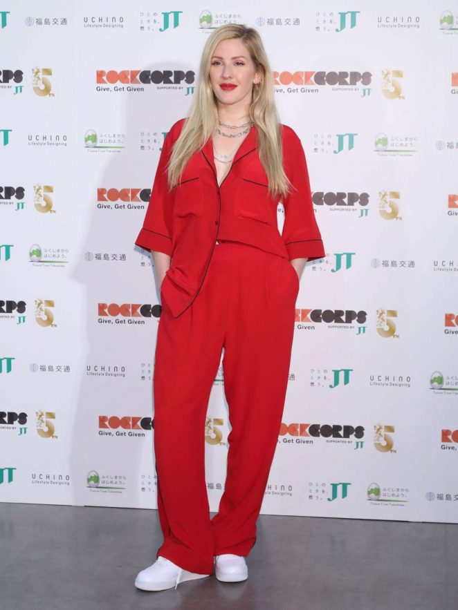 Ellie Goulding - Rockcorps Photocall In Chiba