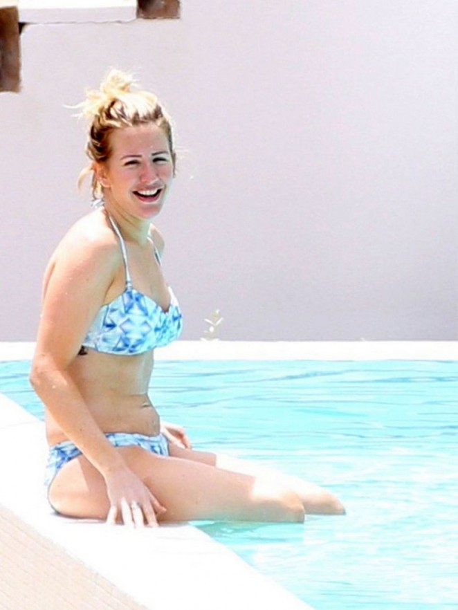 Ellie Goulding in Bikini in Ibiza