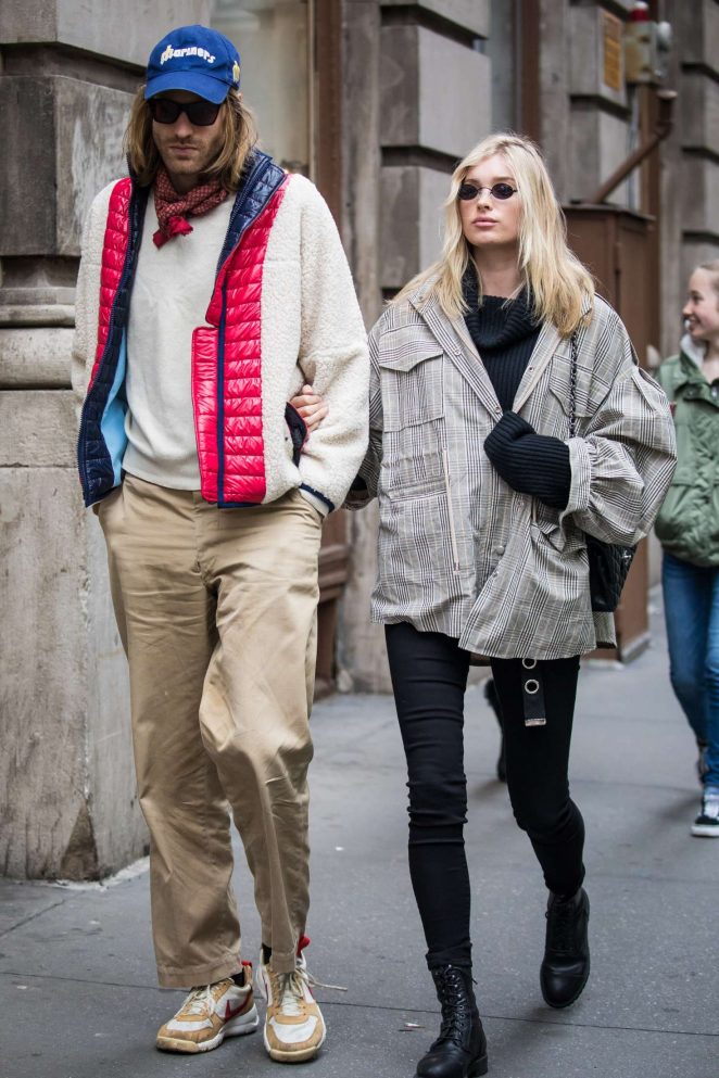 Elsa Hosk and Boyfriend Tom Daly out in NY