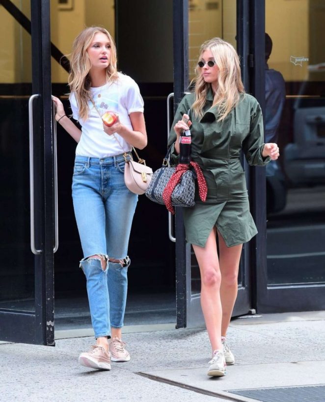 Elsa Hosk and Romee Strijd Out in New York