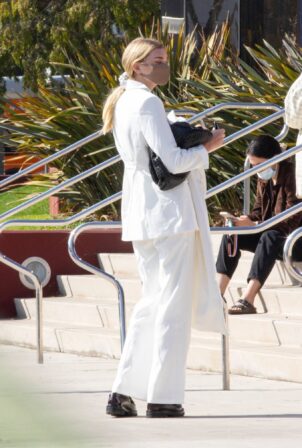 Elsa Hosk - Arrives at the Pacific Design Center in West Hollywood