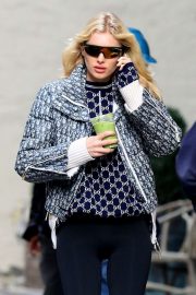 Elsa Hosk - Looks Stylish while stroll through NYC