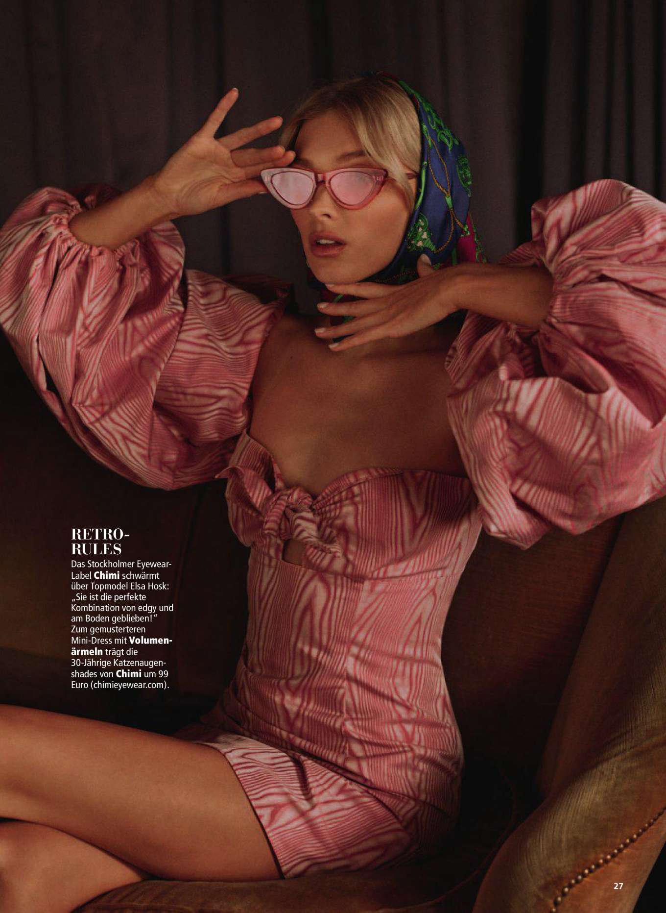 Elsa Hosk â€“ Madonna Magazine (August 2019)