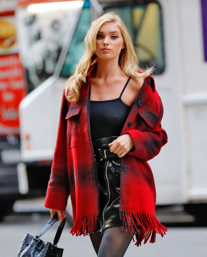 Elsa Hosk out and about in NYC
